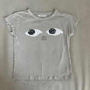 Bobo Choses Gray Kids T-Shirt - "Guess Who's Coming to Breakfast..."